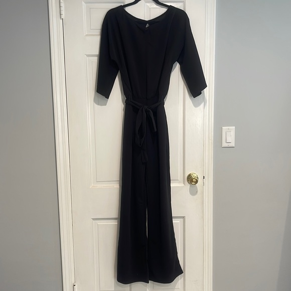 Pants & Jumpsuits Unbranded Large Pantsuit Black Romper Poshmark